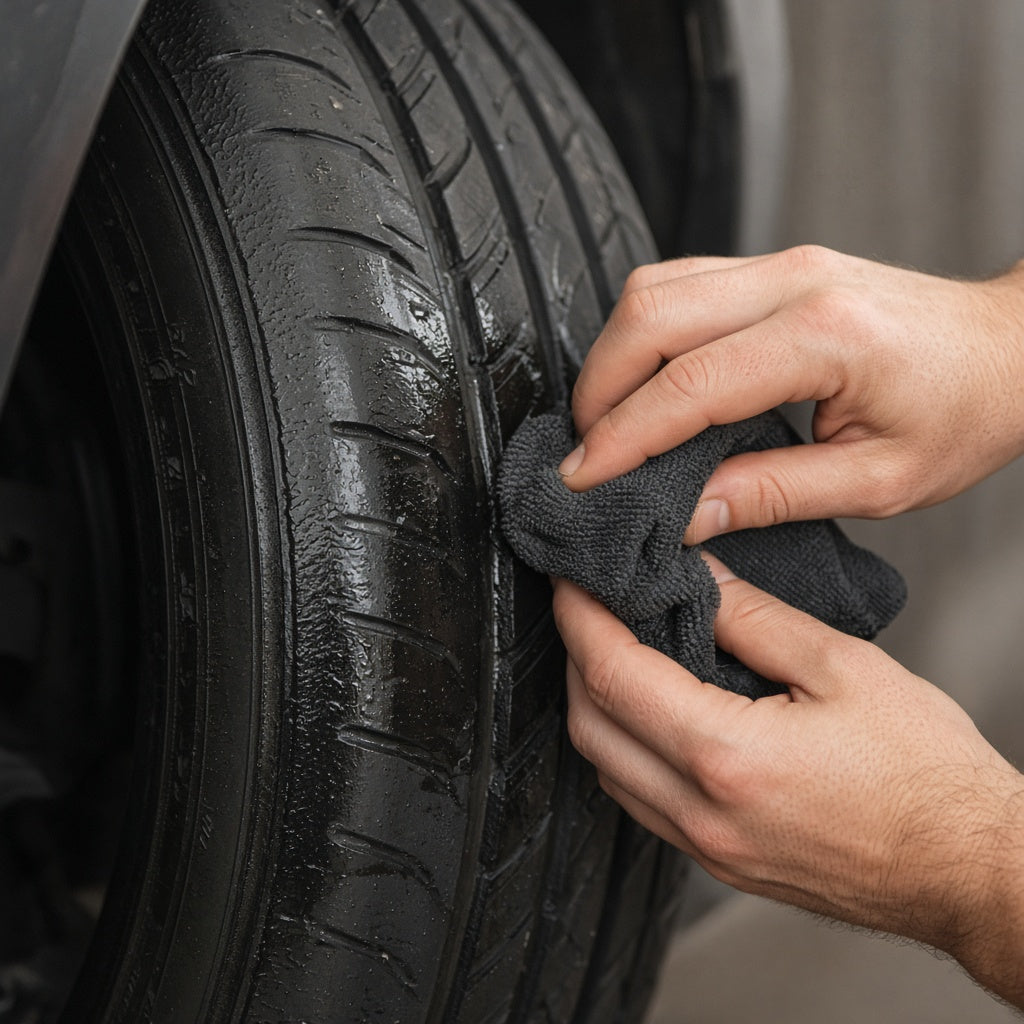 Toning Pads II on a tire