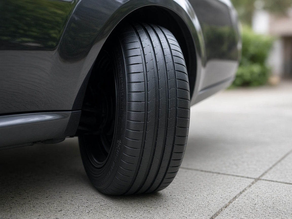 Tire sidewall shine after care